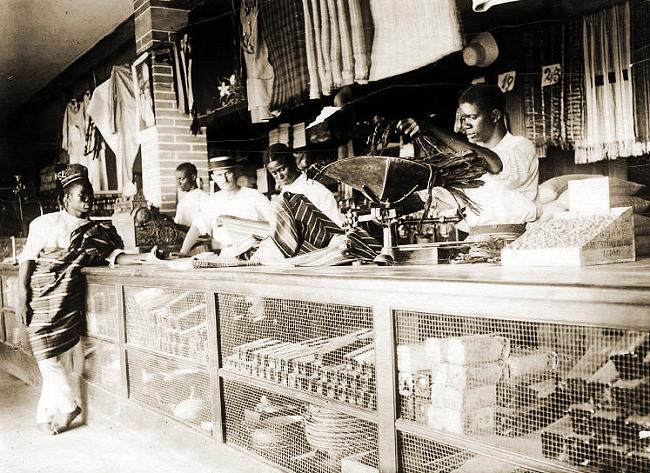 Boutique à Yandahoon Sherbro-Island Sierra-Leone 1910